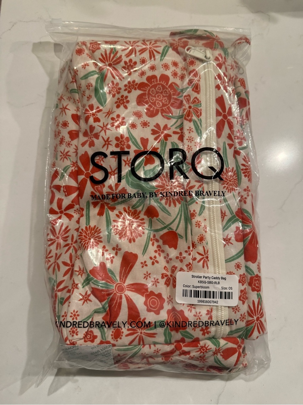 NWT STORQ Stroller Caddy Bag in Superbloom